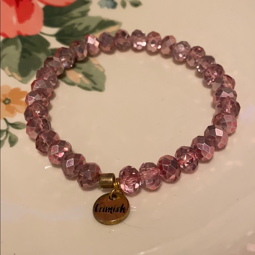 Erimish purple/lavender beaded bracelet